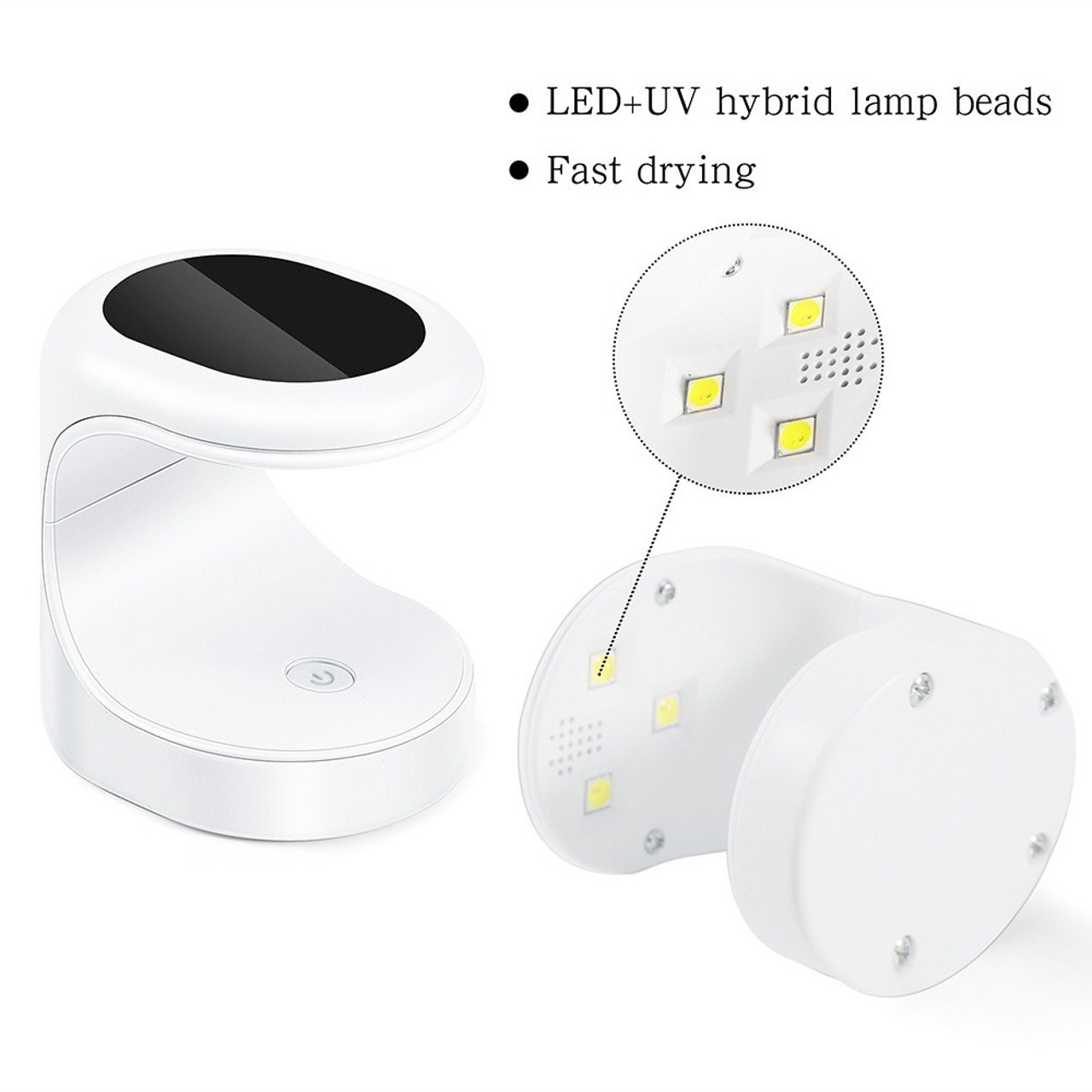 Mini Lampara De Uñas Led Uv 16w Secador